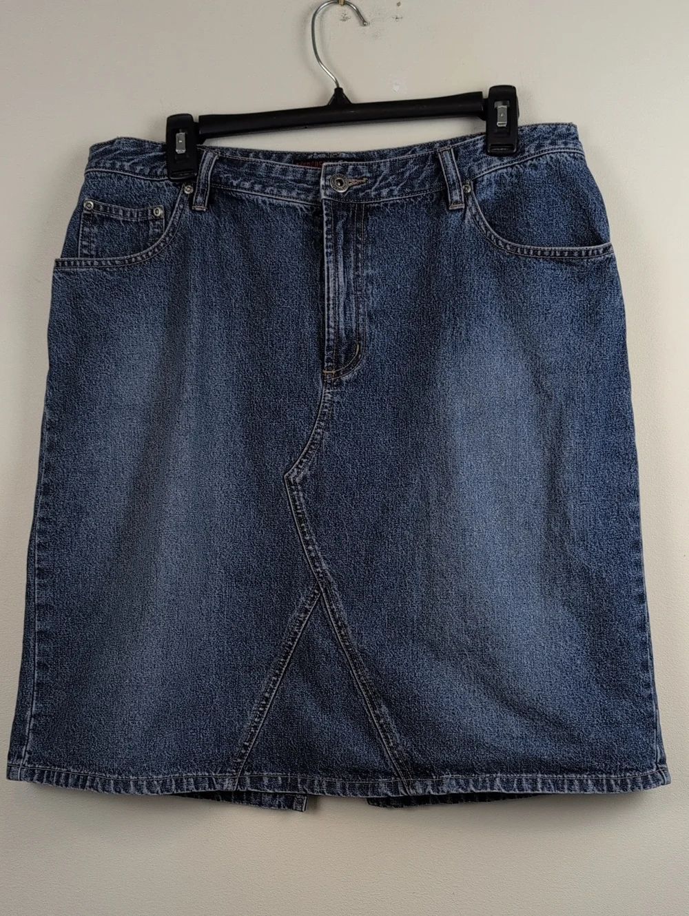 Aeropostale Classic Blue Cotton Denim Skirt Juniors Size 13/14 Vintage
